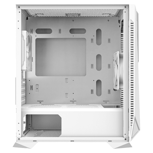 CiT Volt Micro Tower Gaming Case - White 