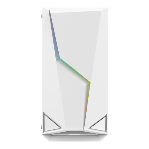 CiT Volt Micro Tower Gaming Case - White 