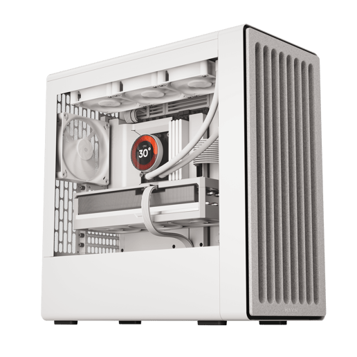 HAVN BF 360 Flow Premium Mid Tower Case - White 