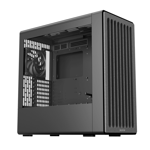 HAVN BF 360 Flow Premium Mid Tower Case - Black 