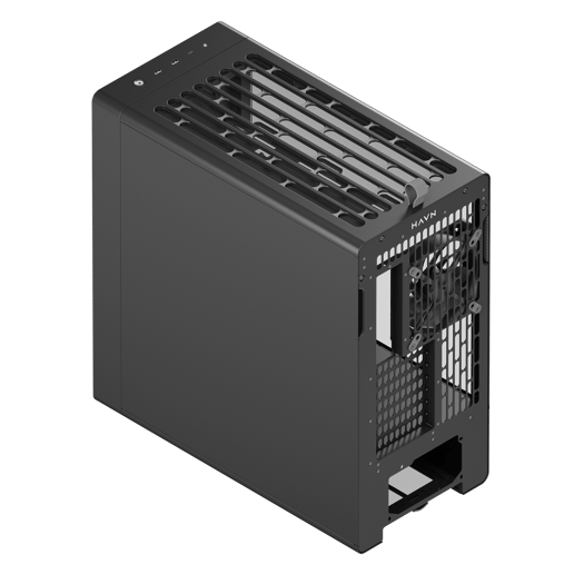 HAVN BF 360 Flow Premium Mid Tower Case - Black 