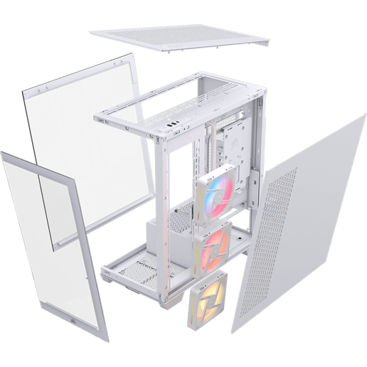 Corsair 3500X LX R RGB White Mid Tower PC Case