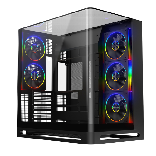 Powercool Navigator Black 5x ARGB Fans and Remote