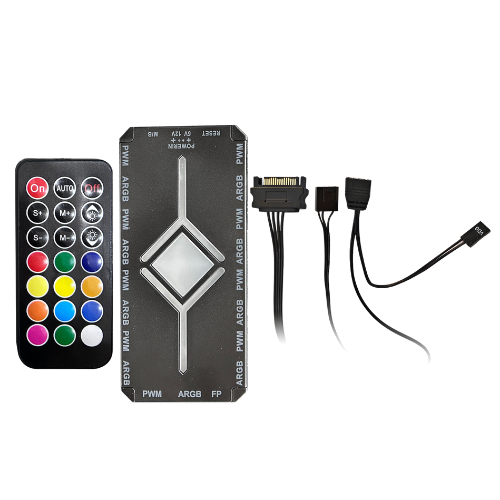 Powercool Navigator Black 5x ARGB Fans and Remote