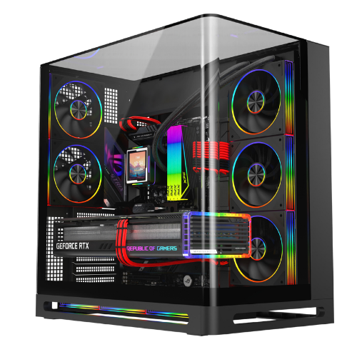 Powercool Navigator Black 5x ARGB Fans and Remote