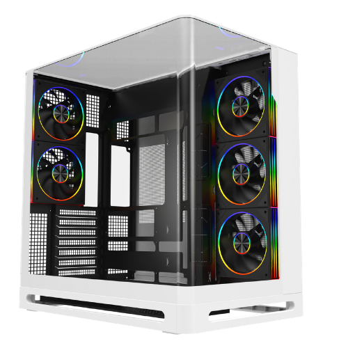 Powercool Navigator White 5x ARGB Fans and Remote