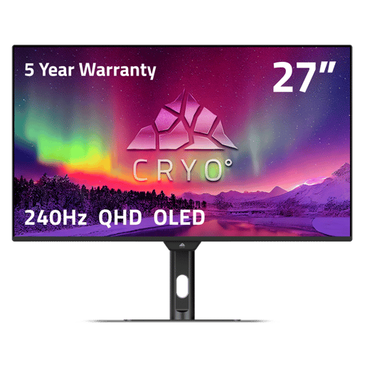 Chillblast Cryo Vision 27 inch OLED 240Hz Gaming Monitor