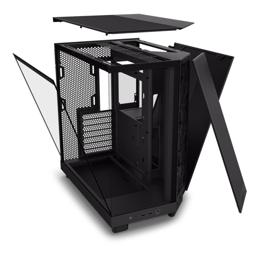 NZXT H6 Flow Mid Tower Case - Black 