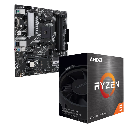 CCL AMD Ryzen 5 5600 Asus Prime A520 AM4 Motherboard Bundle
