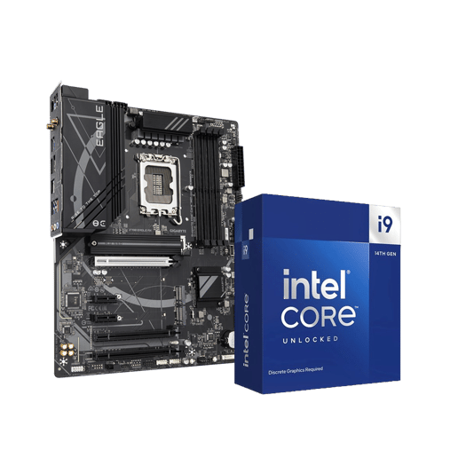 CCL Core i9-14900KF Z790 EAGLE AX Enthusiast-Gaming Motherboard Bundle