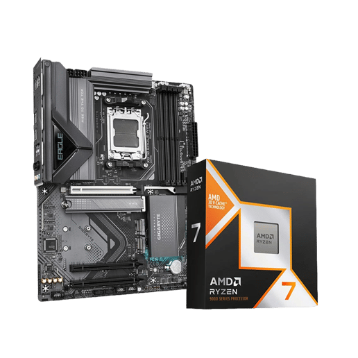 CCL 9850X3D X870 Eagle Gaming Motherboard Combo