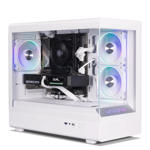 Horizon Respawn Ryzen 5 RTX 5050 White Gaming PC
