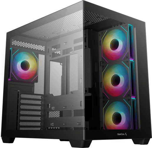 DeepCool CG530 4F Mid Tower Gaming Case - Black 