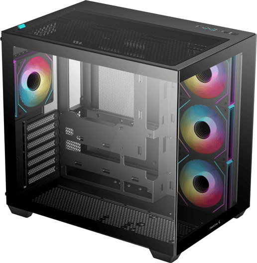 DeepCool CG530 4F Mid Tower Gaming Case - Black 