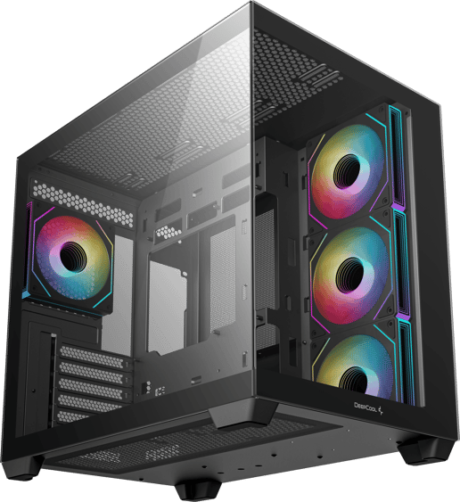 DeepCool CG530 4F Mid Tower Gaming Case - Black 