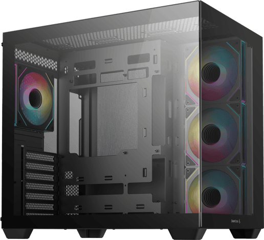 DeepCool CG530 4F Mid Tower Gaming Case - Black 