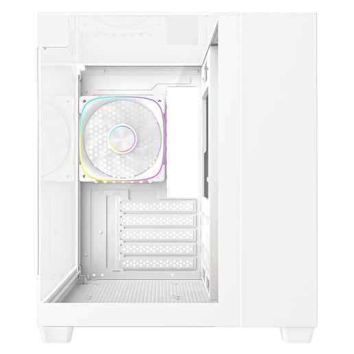 CiT Eclipse Mini Mid Tower Gaming Case - White 