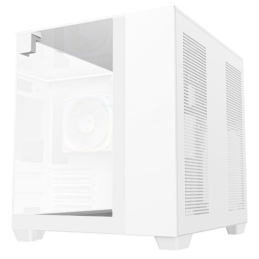 CiT Eclipse Mini Mid Tower Gaming Case - White 