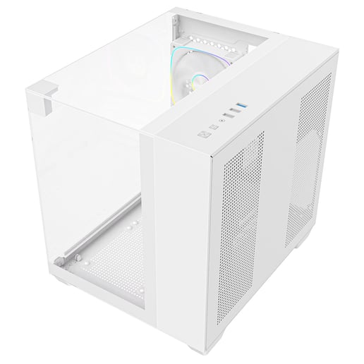 CiT Eclipse Mini Mid Tower Gaming Case - White 