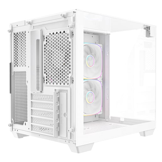 CiT Eclipse Mini Mid Tower Gaming Case - White 
