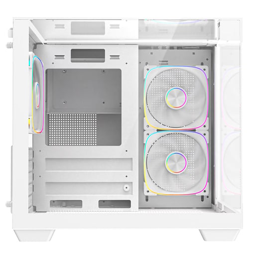 CiT Eclipse Mini Mid Tower Gaming Case - White 