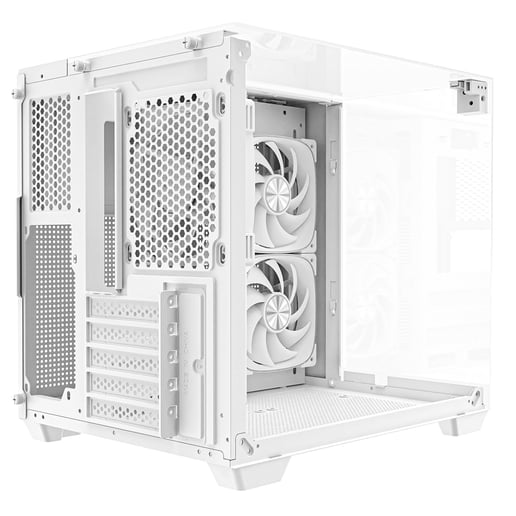 CiT Eclipse Mini Mid Tower Gaming Case - White 