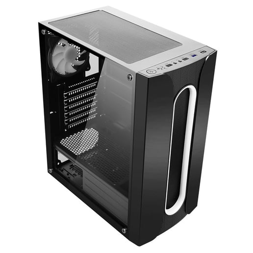 CiT Sauron Mid Tower Gaming Case - Black 