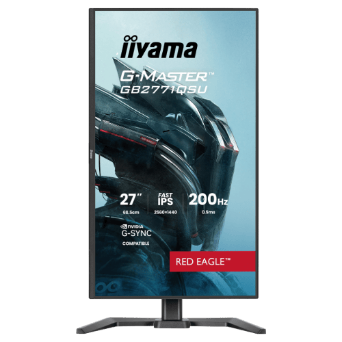 iiyama GB2771QSU-B1 27" Gaming Monitor - IPS, 200Hz, 0.5ms, Speakers, HDMI, DP
