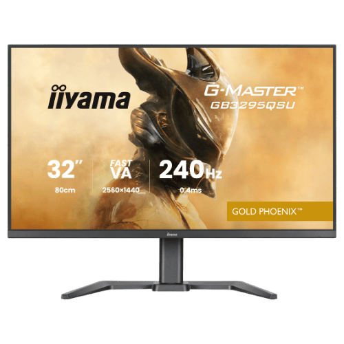 iiyama GB3295QSU-B1 31.5" Gaming Monitor - VA, 240Hz, 0.4ms, Speakers, HDMI, DP