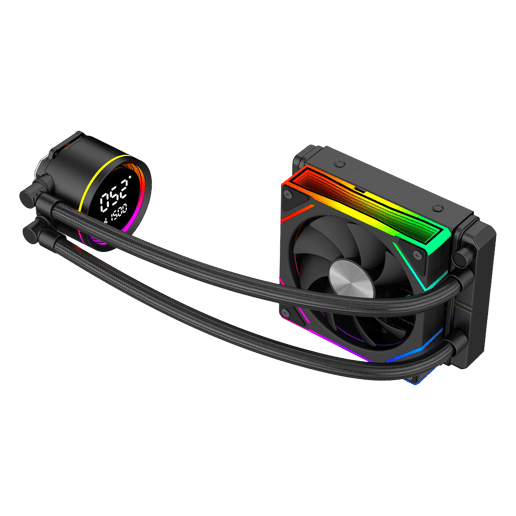  CiT Pro Glacier Watercooler 120mm Black With Temp Display