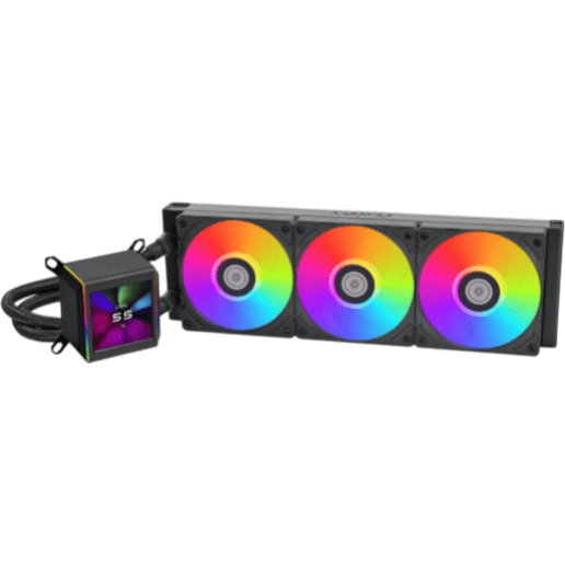 Lian Li Galahad II LCD Performance AIO 360mm CPU Water Cooler in Black