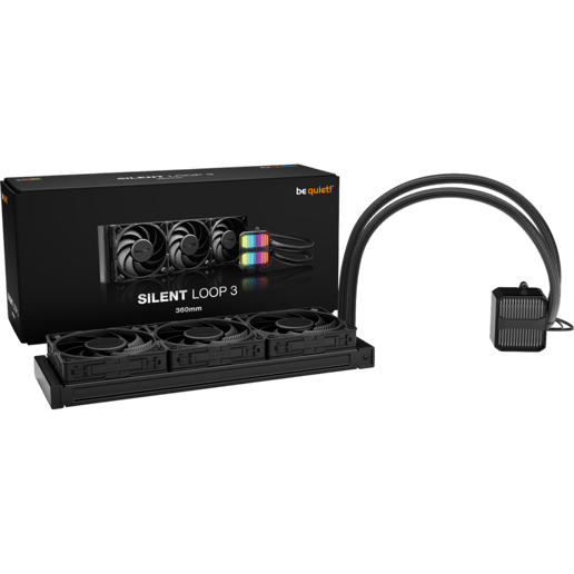 be quiet! Silent Loop 3 360mm AiO Liquid CPU Cooler in Black