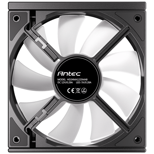 Antec Connect C120 ARGB 120mm Black Fan - Triple Pack