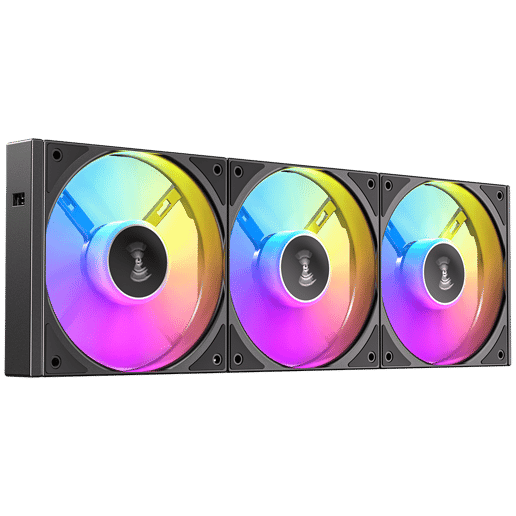 Antec Connect C120 ARGB Reverse 120mm Black Fan - Triple Pack