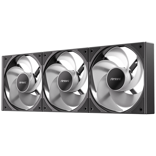 Antec Connect C120 ARGB Reverse 120mm Black Fan - Triple Pack