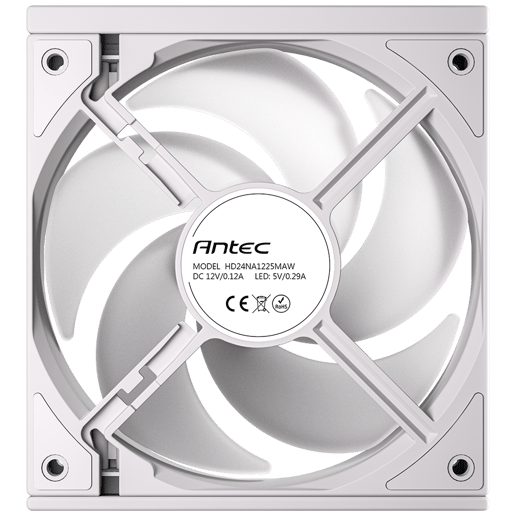 Antec Connect C120 ARGB Reverse 120mm White Fan - Triple Pack