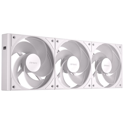 Antec Connect C120 ARGB Reverse 120mm White Fan - Triple Pack