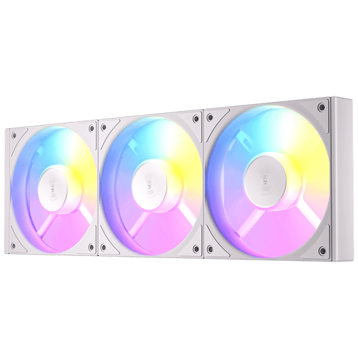Antec Connect C120 ARGB Reverse 120mm White Fan - Triple Pack