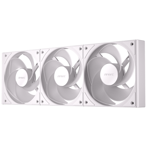 Antec Connect C120 ARGB Reverse 120mm White Fan - Triple Pack