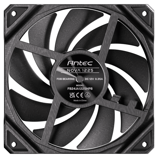 Antec Nova 120 PWM 120mm Fan 3-Pack - Black