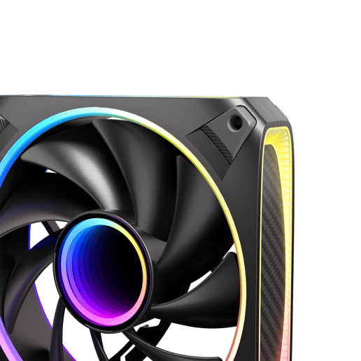 Antec Orbit ARGB 120mm Black PWM Case Fan - Triple Pack