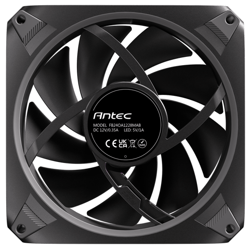 Antec Orbit ARGB 120mm Black PWM Case Fan - Triple Pack