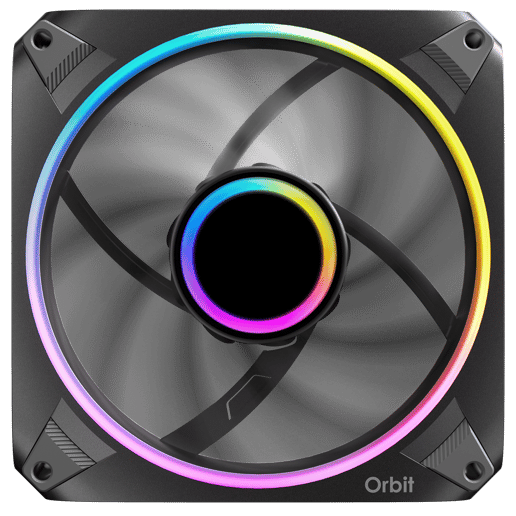 Antec Orbit ARGB 120mm Black PWM Case Fan - Triple Pack