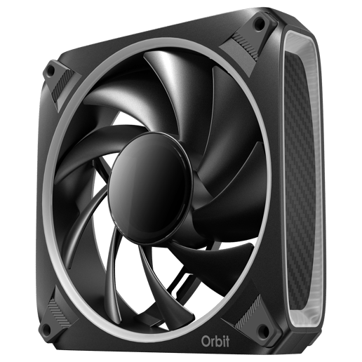 Antec Orbit ARGB 120mm Black PWM Case Fan - Triple Pack
