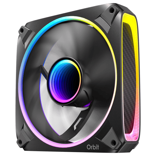 Antec Orbit ARGB 120mm Black PWM Case Fan - Triple Pack