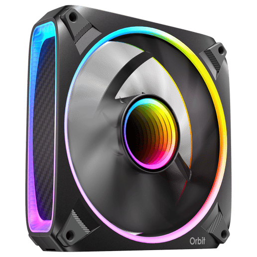 Antec Orbit ARGB 120mm Black PWM Case Fan - Triple Pack