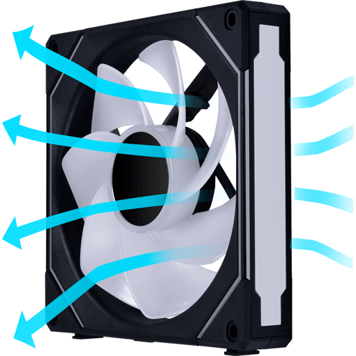 Lian Li UNI SL140 INF Reverse RGB 140mm Black Fan