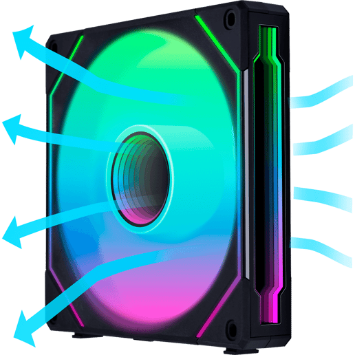 Lian Li UNI SL140 INF Reverse RGB 140mm Black Fan