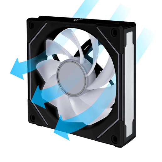 Lian Li UNI SL120 INF Reverse Wireless RGB 120mm Black Fan