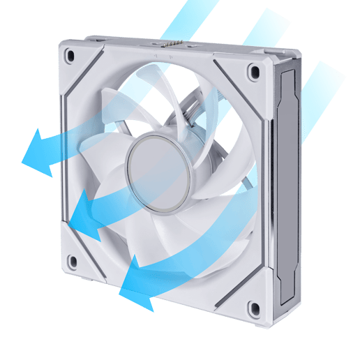 Lian Li UNI SL120 INF Reverse Wireless RGB 120mm White Fan